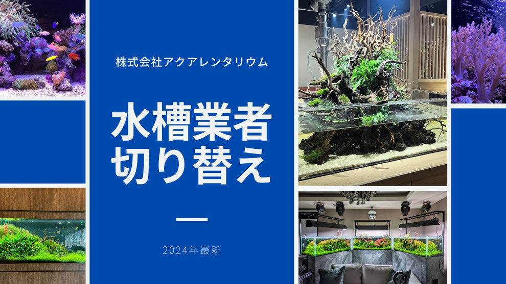 水槽管理を弊社へ切り替えについて解説